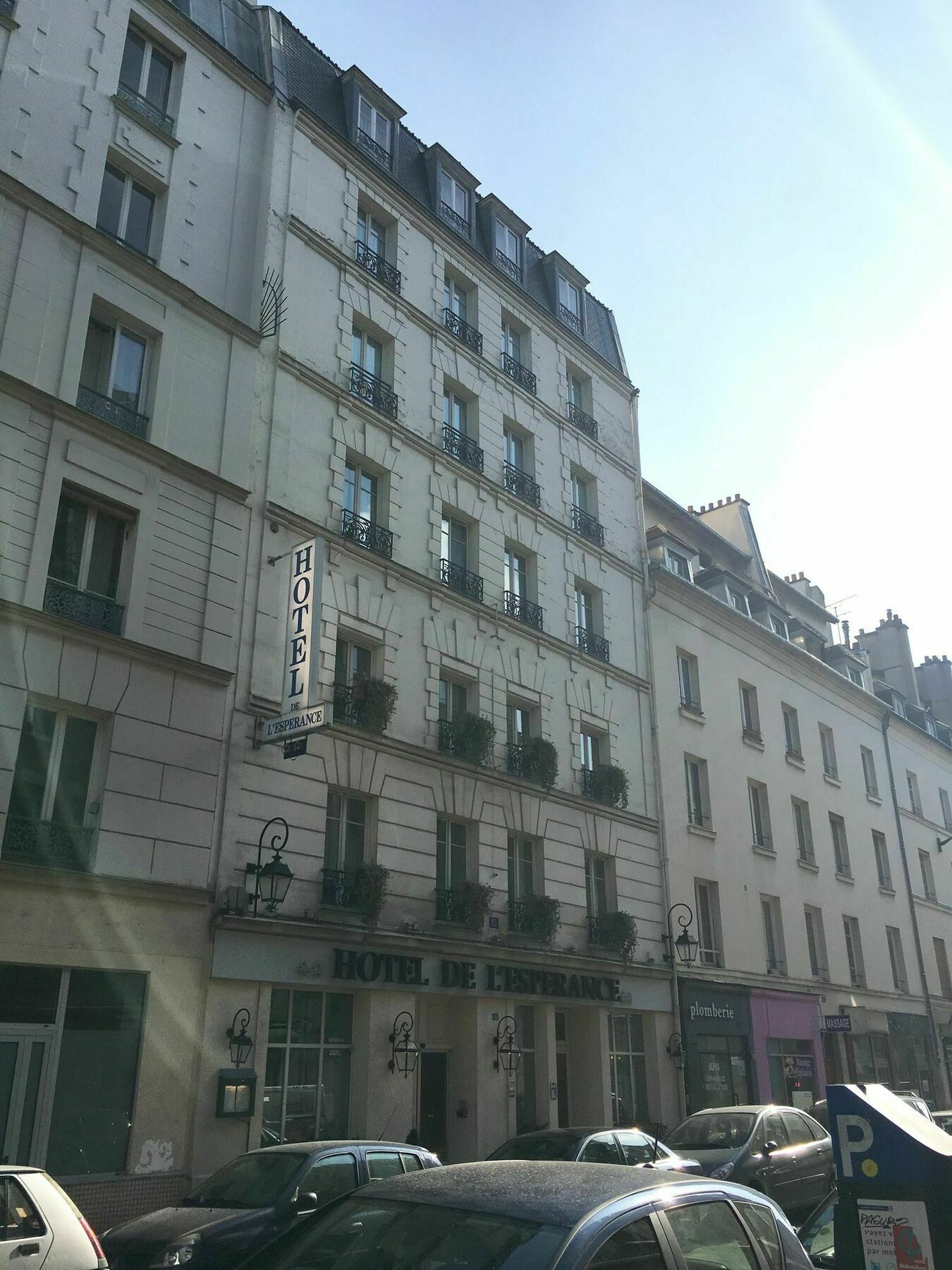 Hotel De L'Esperance Париж Екстериор снимка